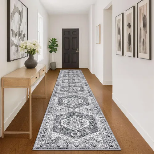 Miniatura 130 de KOZYFLY Alfombra Pequeña de Área 2x3 Pies Alfombras para Entrada Lavable Boho Alfombra de Entrada Antideslizante Tapete de Puerta Interior Entrada