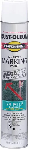 Miniatura 7 de Rust-Oleum 266579 Pintura en aerosol profesional de distancia 2X para marcado invertido, 15 onzas, naranja fluorescente