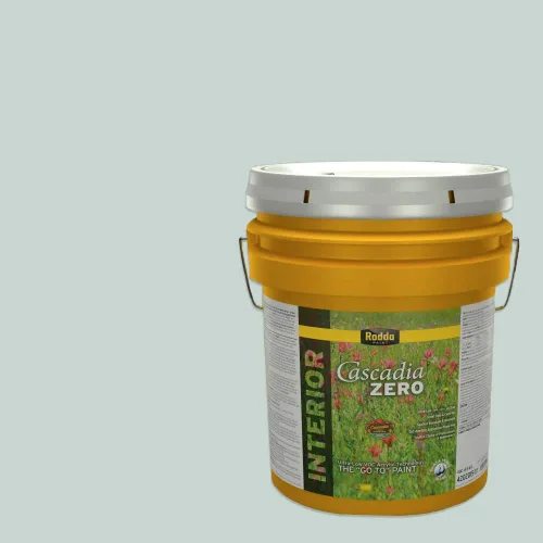 Miniatura 25 de Rodda Paint CASCADIA XL Pintura e imprimación satinada exterior en uno, cuarto de galón, Aquafir