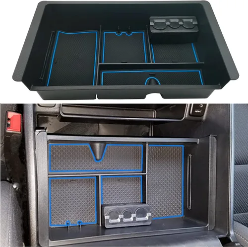 Miniatura 9 de Organizador de bandeja de consola central compatible con accesorios GMC Sierra 2014-2018, (2015-2020) Yukon/Chevy Tahoe Silverado Suburban, caja