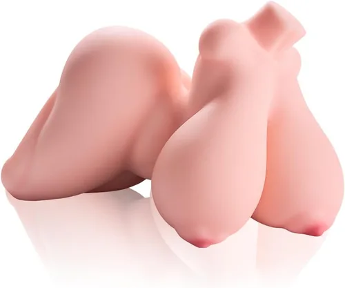 Muñecas sexuales para adultos de 14.5 libras, masturbador masculino con pechos grandes, culo de bolsillo realista, torso femenino, vaginal, anal,