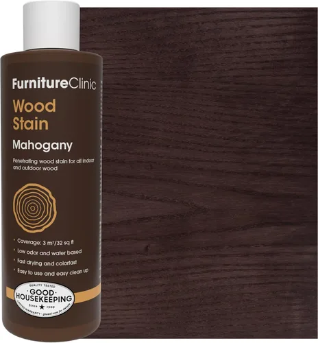 Miniatura 41 de Furniture Clinic - Tinte para madera de base acuosa Palisandro Secado rápido, bajo olor y no tóxico para muebles de interior y exterior y más