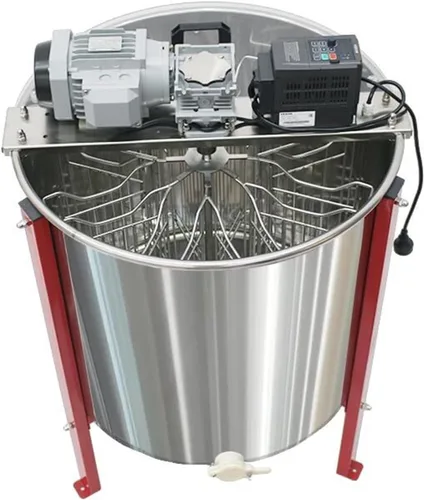 Extractor eléctrico de miel de 6/8 marco, extractor giratorio de tambor de panal, equipo de extracción de apicultura, equipo de recolección de miel,
