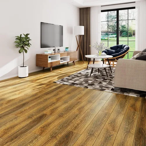 Miniatura 2 de LaCheery Baldosas de Piso de 36"x6" Marrones de Pegar y Despegar con Aspecto de Madera, Baldosas de Láminas de Vinilo Impermeables para Pisos