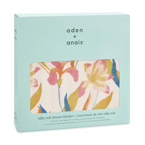 Miniatura 2 de aden + anais Manta de viscosa de bambú suave y sedosa, ropa de cama para bebé recién nacido y niño pequeño, manta de guardería para niños y niñas