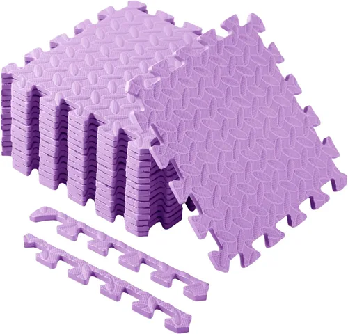 Miniatura 9 de Shihanee 16 piezas de baldosas de espuma para suelo de bebé de 11.81 x 11.81 pulgadas, alfombrillas de espuma para suelo, alfombrillas de juego a