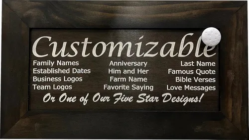 Miniatura 3 de Bellewood Designs Decoración de pared personalizable para armario de armas, caja fuerte personalizada para guardar tu pistola de forma segura a