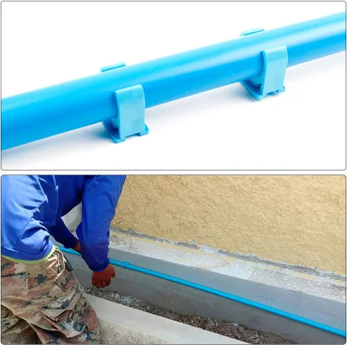 Miniatura 6 de uxcell Pinzas de abrazaderas de PVC para tubería de agua de 1.260 in, apto para bandejas de TV de 1.260 in/1.26 pulgadas de diámetro exterior, tubo