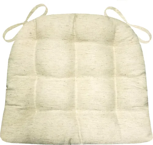 Miniatura 6 de Barnett Home Decor Almohadillas para silla de comedor con lazos - Bethanne Azul Floral Tamaño Mediano 16.5 x 18 - Cojines para silla Windsor