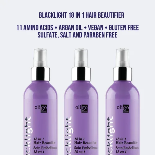 Miniatura 4 de Oligo Professionnel - Luz negra 18 en 1 - Embellecedor para el cabello - Anti encrespamiento - Acondicionador sin enjuague - Hidratación óptima
