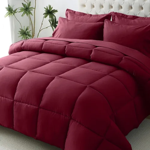 Miniatura 76 de JOLLYVOGUE Juego de edredón individual XL, cama ultrasuave en una bolsa, tamaño individual XL, 5 piezas, juego de ropa de cama certificado Oeko-TEX
