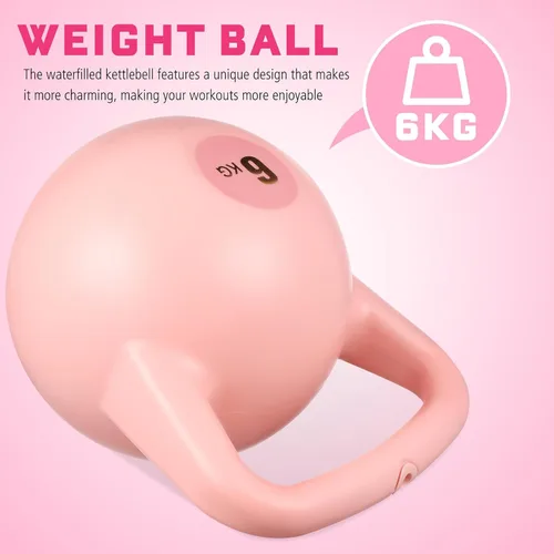 Miniatura 3 de Toyvian Pesa rusa llena de agua, material de polietileno, peso para hombres y mujeres, gimnasio en casa, equipo de ejercicio de entrenamiento