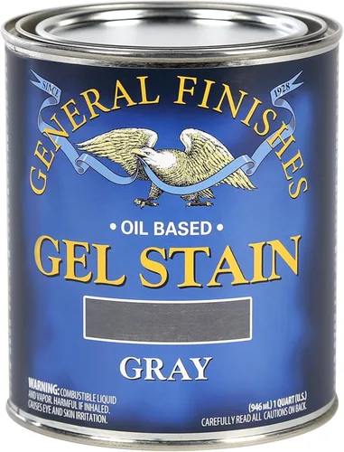 Miniatura 58 de General Finishes - Tinte en gel base de aceite, 1 cuarto de galón, cereza georgiana Georgian Cherry