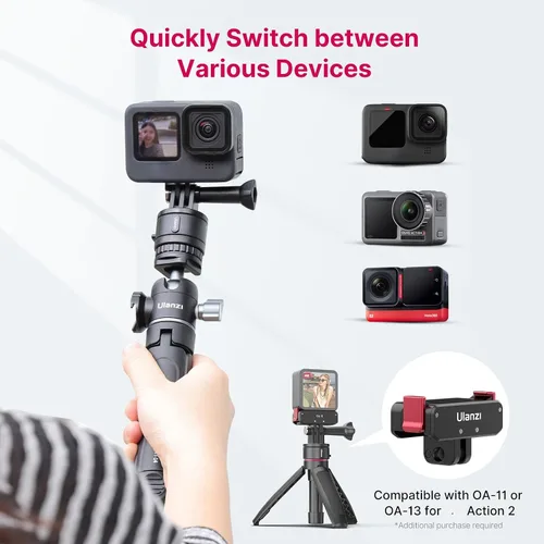 Miniatura 2 de ULANZI Select Accesorios de montaje en trípode para cámara de acción - Go Quick II Basic Set magnético adaptador de liberación rápida