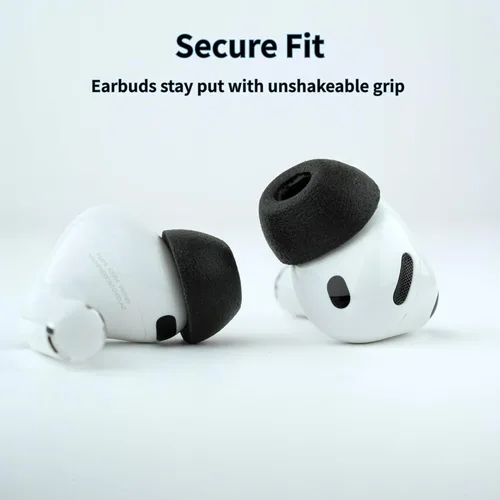 Miniatura 4 de Comply TrueGrip MAX Almohadillas de repuesto premium de espuma viscoelástica para Apple AirPods Pro Gen 3 Comodidad duradera, durabilidad MAX