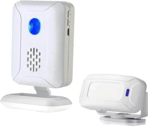 Timbre inalámbrico con sensor de movimiento para tienda en el hogar, timbre de bienvenida de seguridad, monitor de cuerpo para niños mayores,