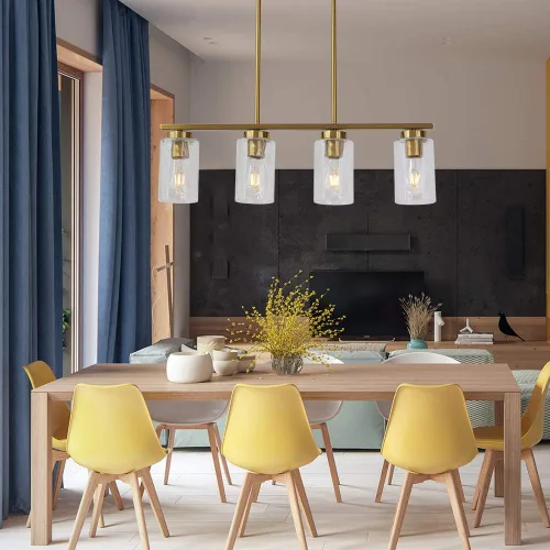 Miniatura 4 de TODOLUZ Pantalla de cristal transparente para lámpara de iluminación de isla de cocina