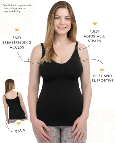Miniatura 2 de Kindred Bravely Simply Sublime - Camiseta sin mangas de maternidad y lactancia con brasier integrado