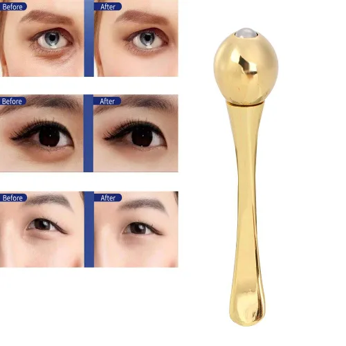 Miniatura 5 de Palitos de masaje de crema para ojos, aplicador de crema de ojos de aleación de zinc, antiarrugas, alivio de fatiga ocular, palo de masaje