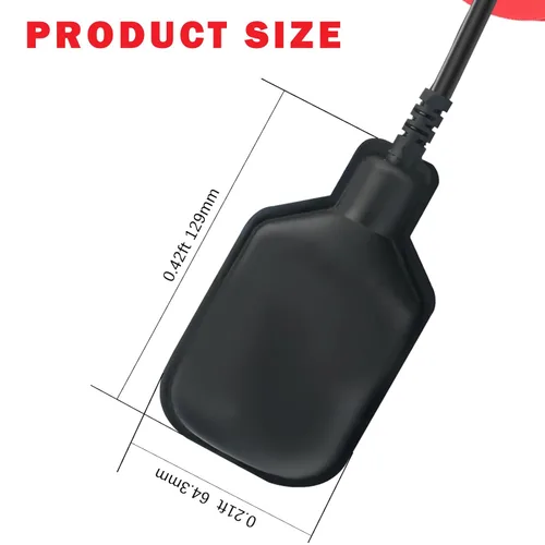 Miniatura 5 de Interruptor de flotador profesional sin enchufe, controlador de nivel de agua con protección IP68, sensor de líquido de ajuste automático para bomba