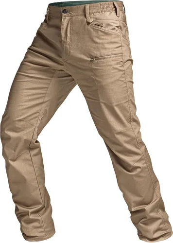 Miniatura 144 de CQR – Pantalones tácticos elásticos tipo cargo para hombre, resistentes al agua, de tela ripstop (antidesgarros), ligeros, ideales para uso diario
