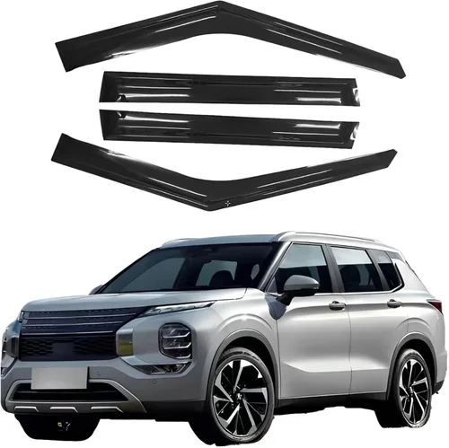 Miniatura 5 de DYRDINSHOW 4 unidades de deflectores de ventana adhesivos para sol y lluvia para Dodge Ram 1500 2002-2008, Ram 2500 y 3500 2003-2009 con cabina
