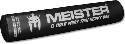 Miniatura 4 de Meister, bolsa pesada de 110 libras rellena para Muay Thai - Bolsa profesional de 6 pies para patadas y puñetazos