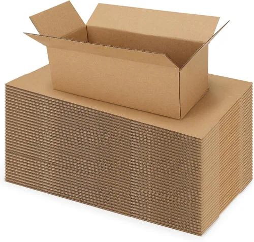 Miniatura 15 de Cajas de envío con embalaje de 8 x 6 x 4 pulgadas, cajas de cartón corrugado pequeñas de kraft para mudanzas, envíos por correo, 25 unidades 25