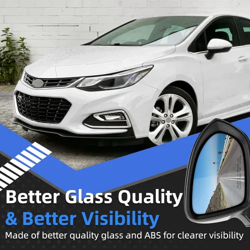 Miniatura 5 de Espejo retrovisor derecho del lado del pasajero de repuesto para Chevrolet Chevy Cruze 2017 2018 2019 2020 2021 2022 2023 - Espejos retrovisores