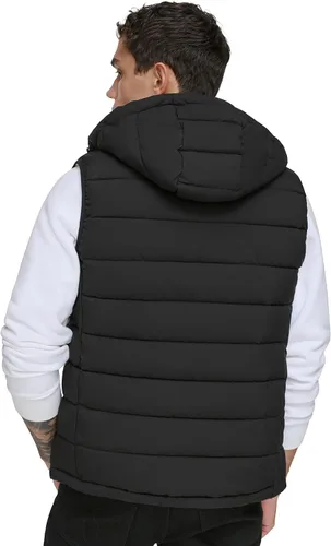 Miniatura 4 de Calvin Klein Men's Lightweight Packable Hooded Puffer Vest