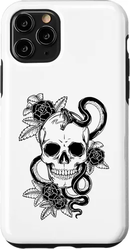 Miniatura 29 de Gothic Flower Skull Snake Roses Case for iPhone 16