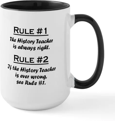 Miniatura 31 de CafePress Taza de café de cerámica para profesor/matemáticas inglesas, taza de té de 15 onzas