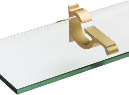 Miniatura 2 de Spancraft Estante de cristal Monarch de cristal, 6 "x 12