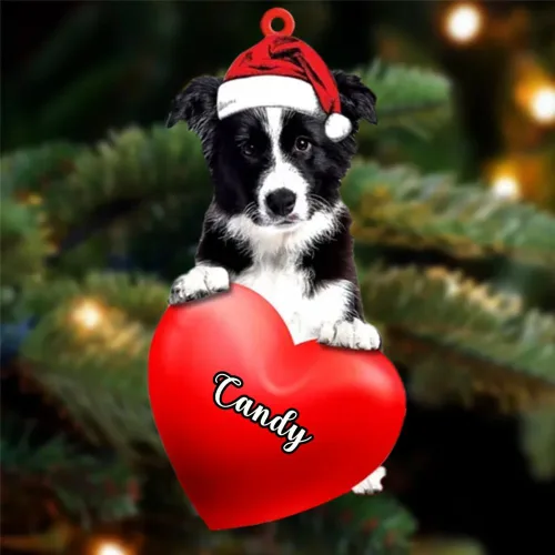 Miniatura 62 de Adornos de Navidad personalizados para perros, nombre personalizado, adorno de Malamute de Alaska, adornos acrílicos, regalos de Navidad, amantes