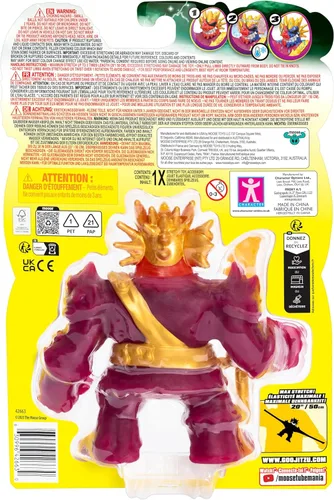 Miniatura 3 de Heroes of Goo Jit Zu Cursed Goo Sea Súper pegajosa, figura de acción de Goo llena de Goo Blazagon Hero Pack con cara que cambia