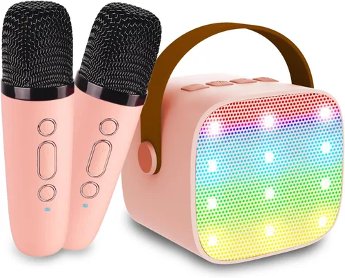 Miniatura 16 de Karaoke Machine for Kids, Mini Karaoke Machine for Kids Adults, Portable Bluetooth Speaker with 1 Wireless Microphones, Christmas Birthday Toys