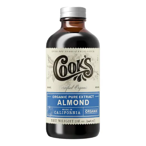 Miniatura 89 de Cook's, Extracto de almendra pura para hornear, cocinar y mezclología, extracto aromatizante de almendra libre de alérgenos, 4 onzas