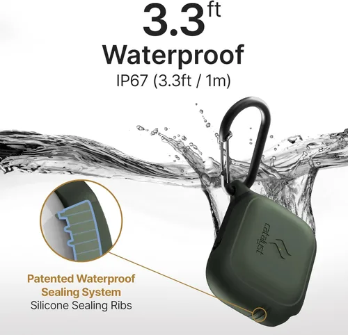 Miniatura 4 de Catalyst Funda impermeable para AirPods Pro de 2ª generación y AirPods Pro de 1ª generación, compatible con carga inalámbrica y USB-C, diseño de una