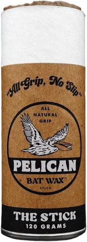Palo de béisbol de alquitrán de pino Pelican Bat Wax Grip Enhancer para béisbol Softbol (marrón)