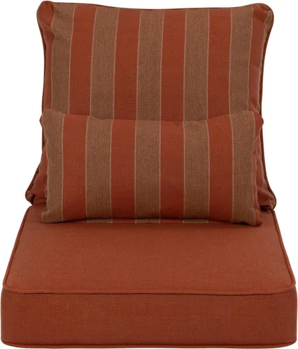 Miniatura 23 de Aoodor Cojín para silla de exterior, 22 x 24 pulgadas, resistente al agua, resistente a la decoloración, cojines de asiento de patio con funda
