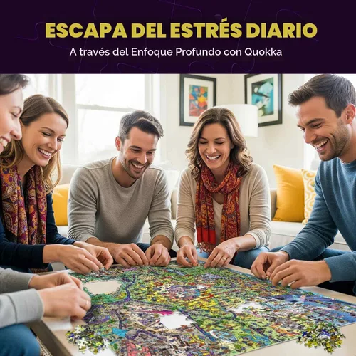 Miniatura 6 de QUOKKA Rompecabezas de 1000 piezas para adultos y adolescentes – Rompecabezas de adultos con animales y secretos ocultos y audiocuento – Juego