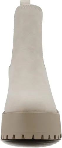 Miniatura 3 de Soda INSTANT - Botines Chelsea de tacón medio con suela gruesa para mujer, con doble elástico