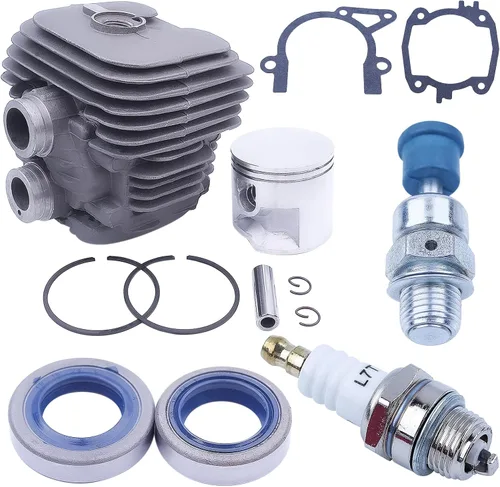 Adefol Kit de juntas de pistón de cilindro de 1.969 in para Stihl TS410 TS420 TS 410 420 Sierra de corte 4238 020 1202 reemplazar la pieza