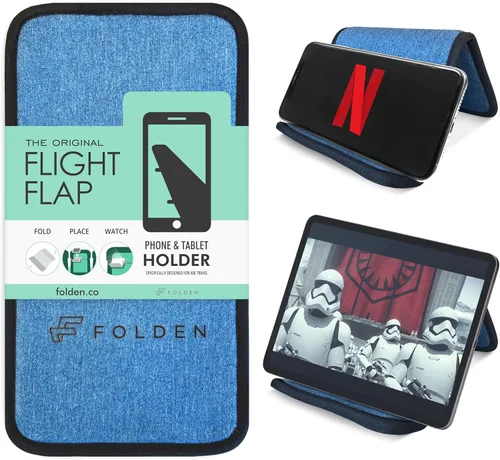 Miniatura 11 de Flight Flap Soporte flexible para tablet de avión, soporte flexible para teléfono celular y tableta, extra grande de 12 x 7 pulgadas, soporte