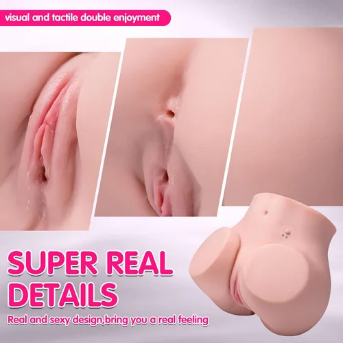 Miniatura 6 de Muñeca adulta de 8 libras, muñeca novedosa de doble canal con 7 modos, muñeca para hombre Muñeca de compañía, suave y segura para el cuerpo