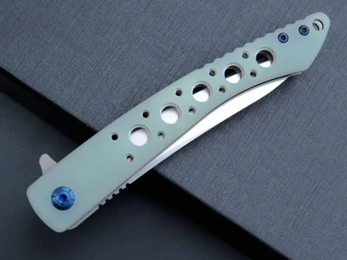 Miniatura 4 de Eafengrow EF943 EDC Cuchillo plegable D2 hoja de acero G10 Mango Flipper Cuchillos con clip de bolsillo para camping, senderismo, supervivencia al