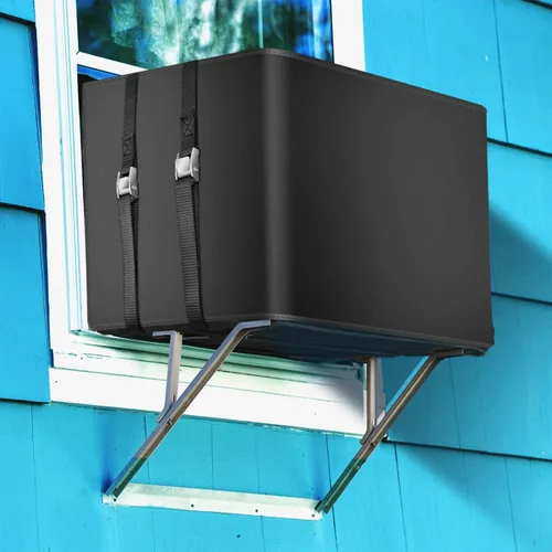 Cubierta de aire acondicionado para ventana exterior con aislamiento impermeable para unidad de aire acondicionado, 18 x 13 x 12 pulgadas (ancho x