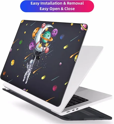 Miniatura 3 de Funda para MacBook Air de 15 pulgadas A3241 A3114 A2941 (versión 2023 2024 2025) – Carcasa rígida protectora a presión para MacBook Air de 15.3