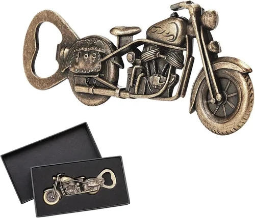 Abridor de botellas de motocicleta BOYIDEW vintage abrebotellas de cerveza único motocicleta regalos de cerveza para regalos de cumpleaños hombres,