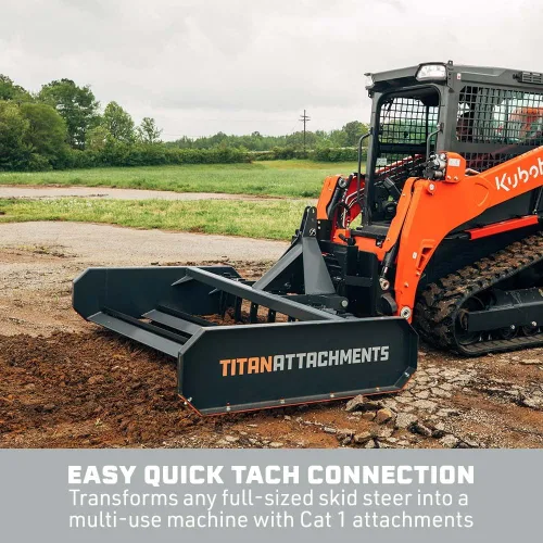 Miniatura 5 de Titan Attachments Adaptador de Enganche Rápido de 3 Puntos, Universal de Tamaño Completo, Compatible con Implementos Cat 1, Capacidad